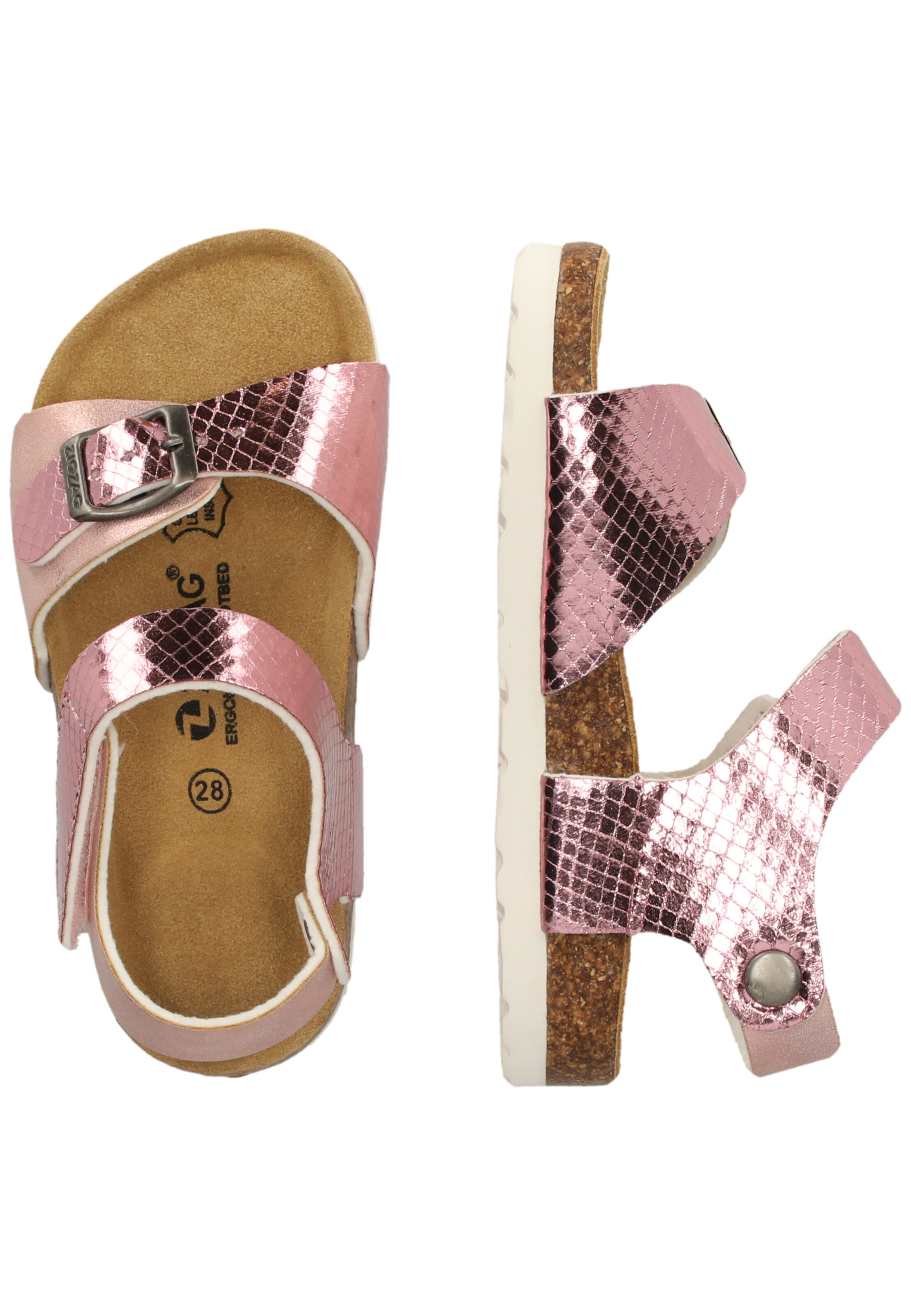 ZigZag Sandal 'Avila' in Pink