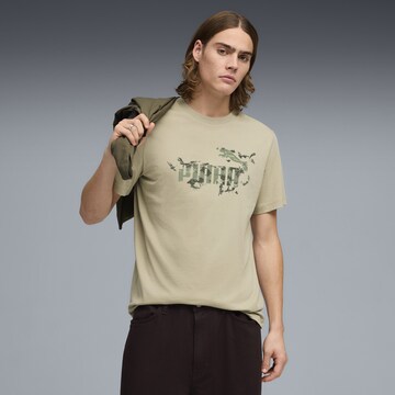 PUMA T-Shirt 'Camo' in Grau: Vorderseite
