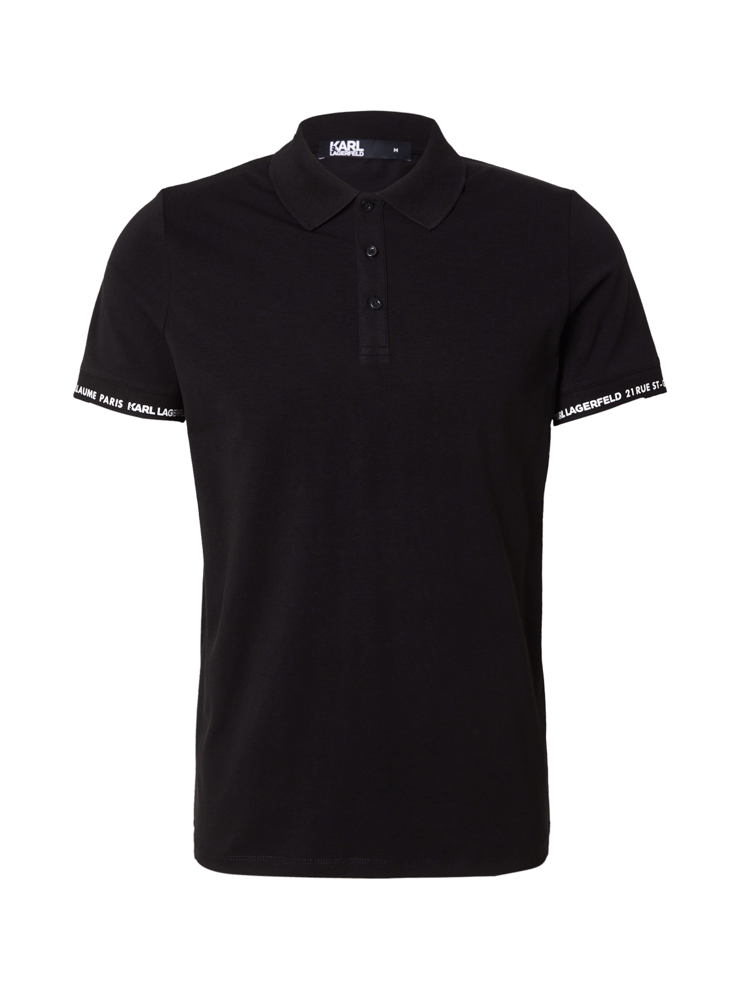 Tricou de la Karl Lagerfeld pe negru: față