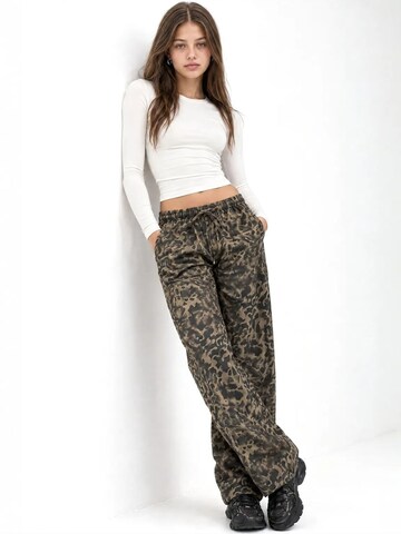 Wide leg Pantaloni de la MixRay pe mai multe culori