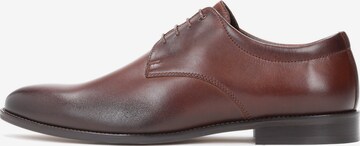 Kazar Lace-Up Shoes in Brown: front