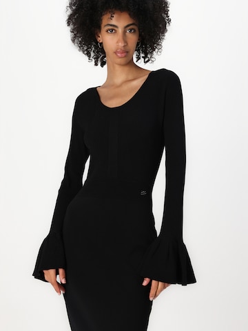 Karl Lagerfeld Úpletové šaty – černá