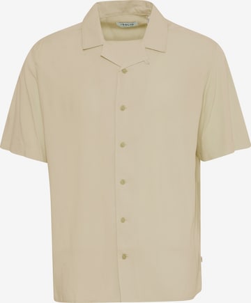 !Solid Regular fit Button Up Shirt 'Faye' in Beige: front