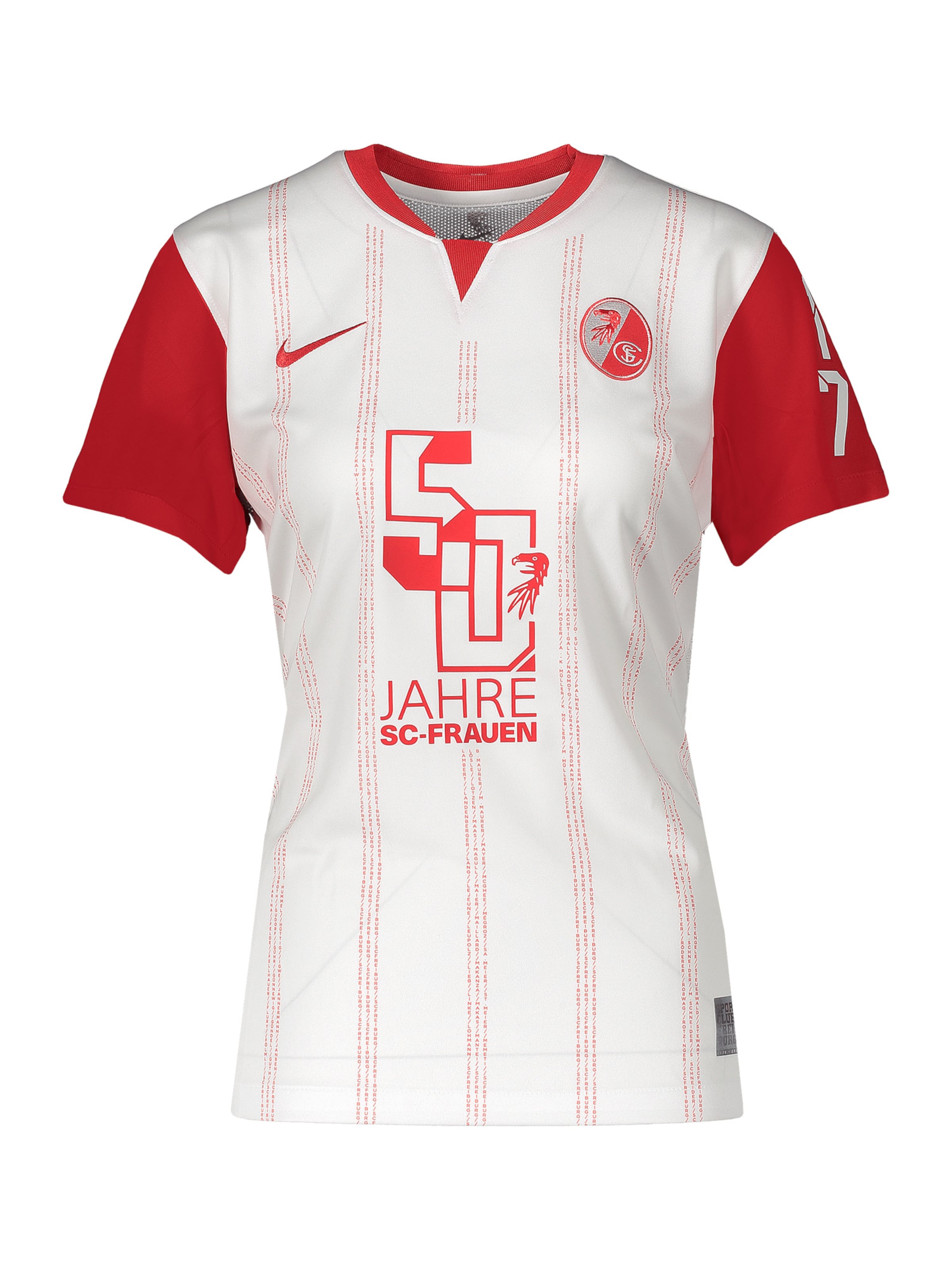 NIKE Trikot 'SC Freiburg' in Weiß: Vorderseite