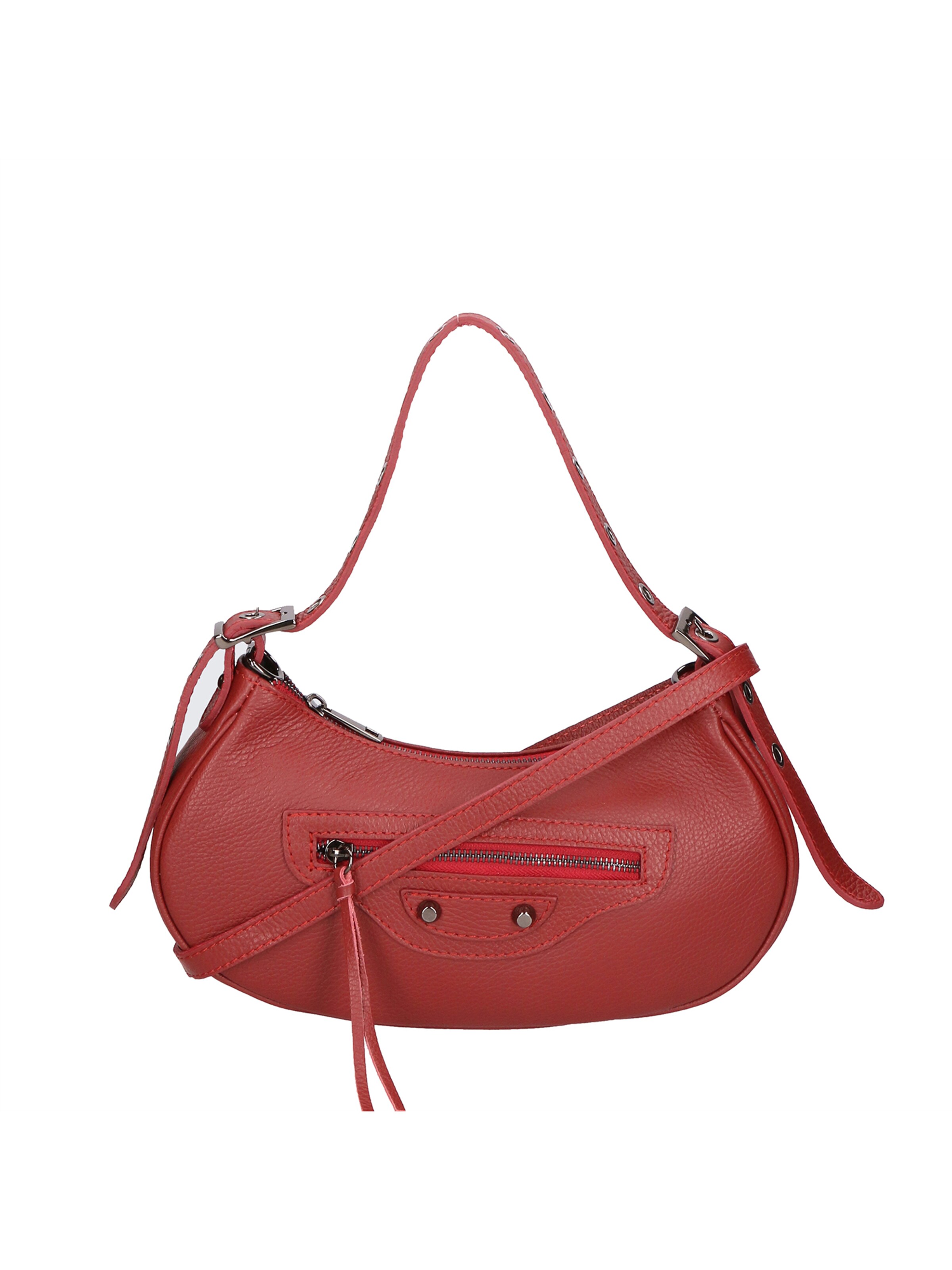 Borsa a spalla di Gave Lux in rosso: frontale