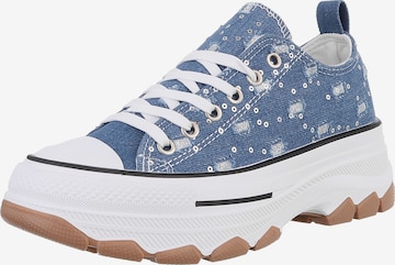 Ital-Design Sneaker in Blau: Vorderseite