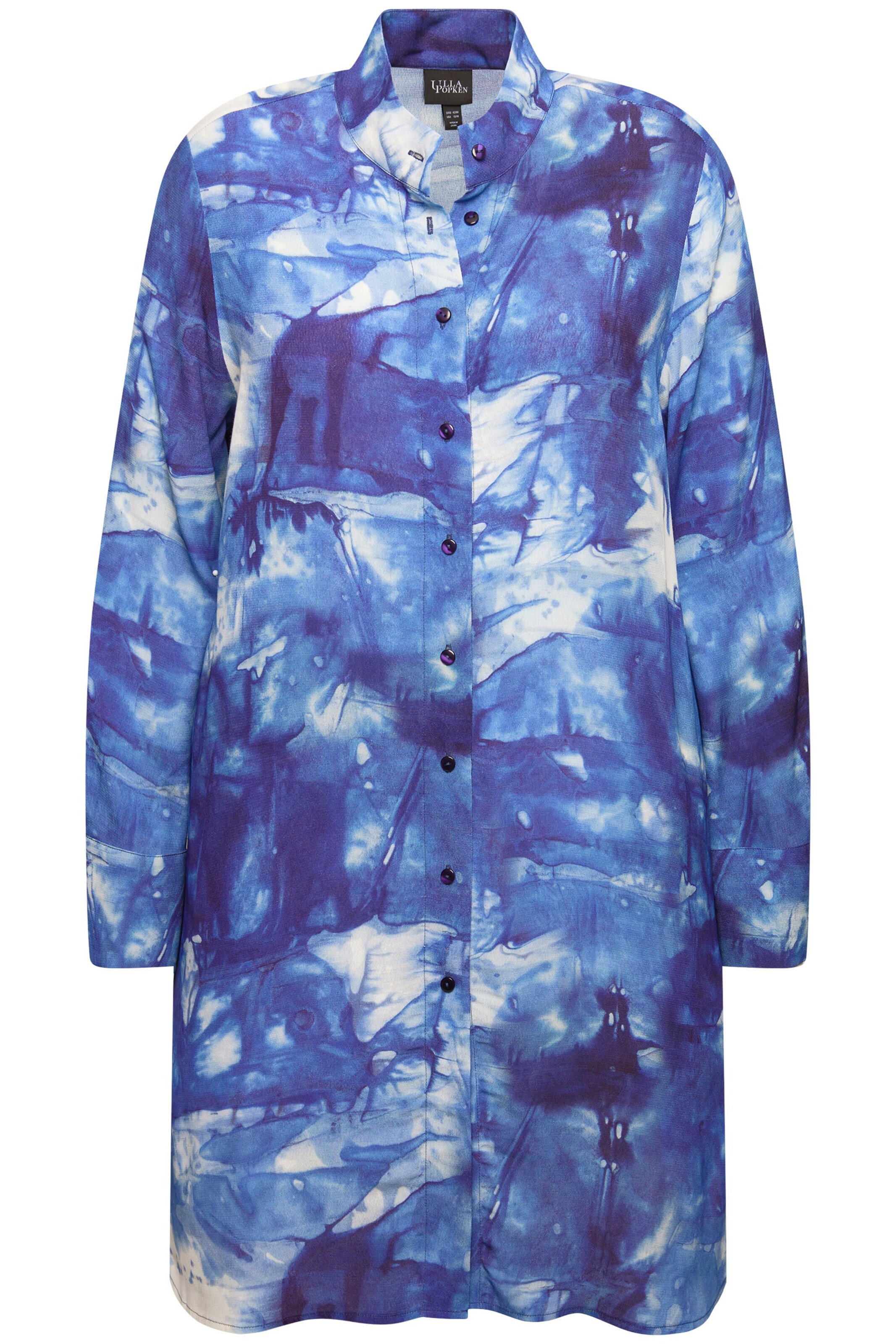 Ulla Popken Bluse in Blau: Vorderseite