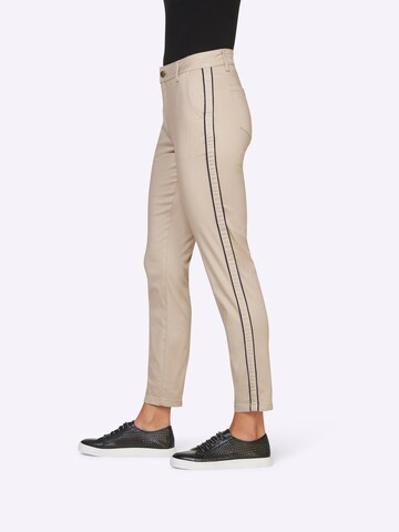 Regular Pantaloni eleganți de la heine pe bej