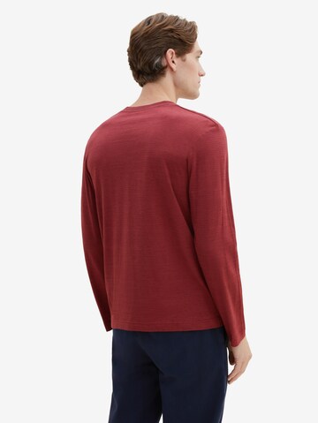 T-Shirt 'Serafino' TOM TAILOR en rouge