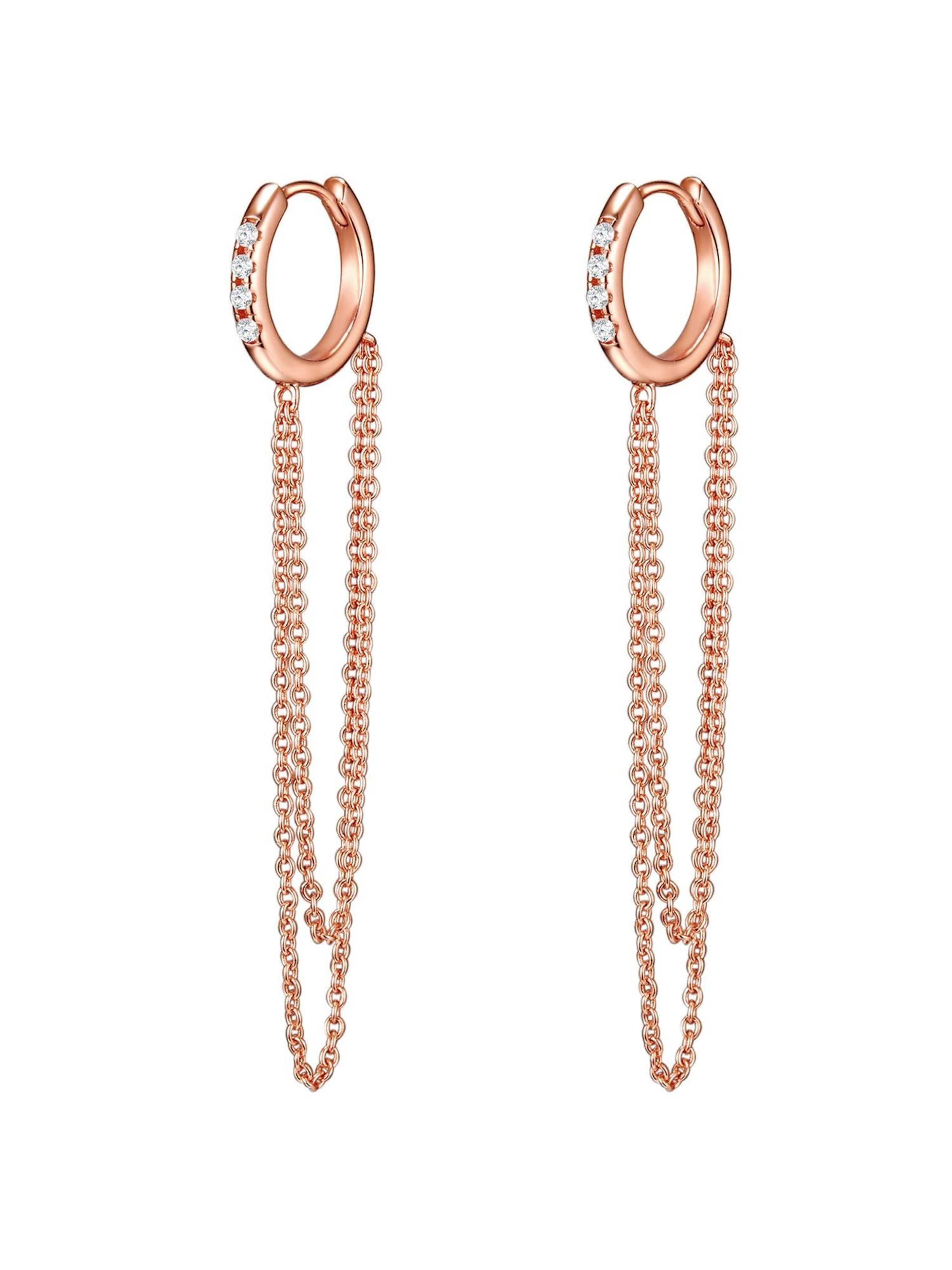 Boucles d'oreilles Glanzstücke München en or : devant