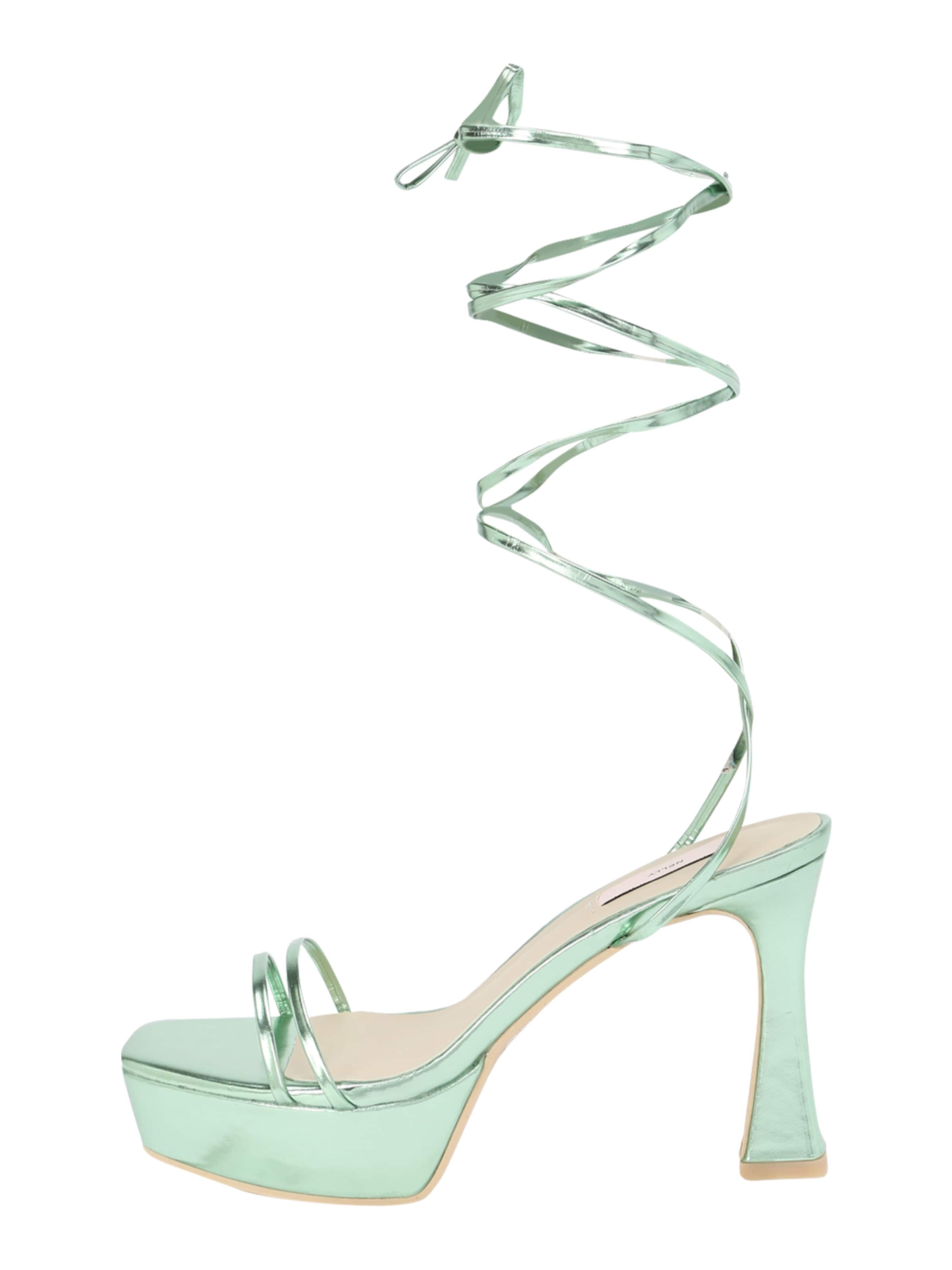 NLY by Nelly Páskové sandály – zelená