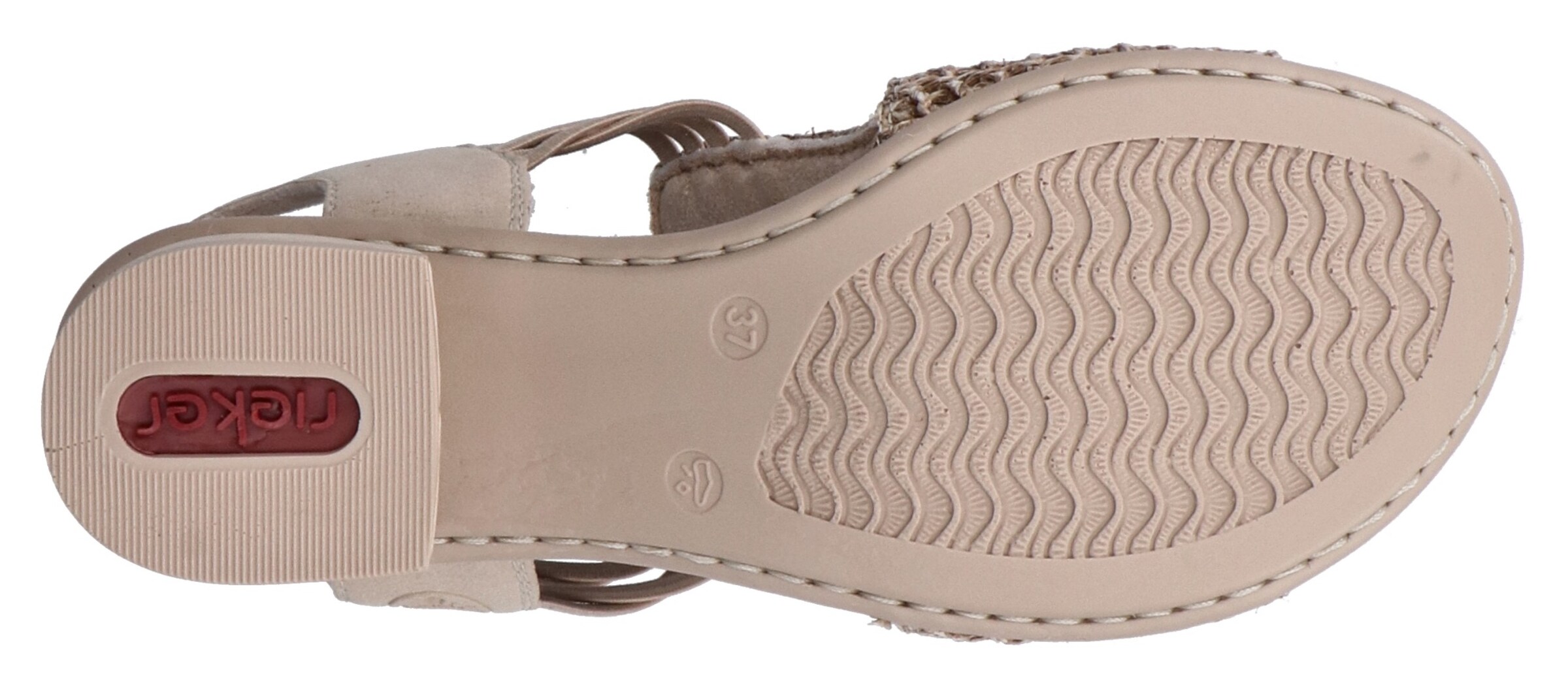 Rieker Sandale in Beige