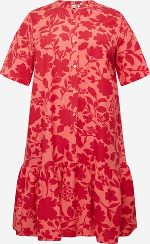 ONLY Carmakoma Shirt Dress 'URANUS' in Red: front