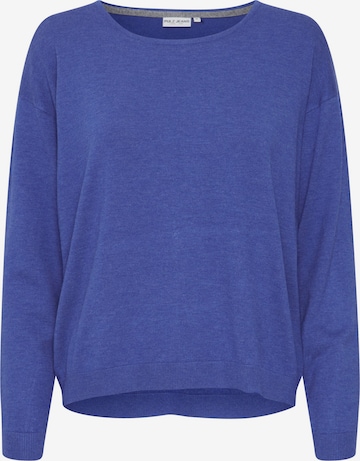 PULZ Jeans Sweater in Blue: front