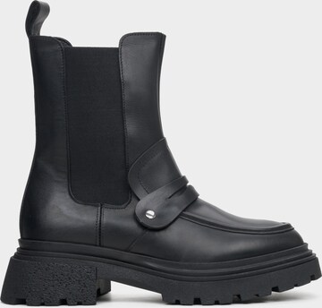 Estro Chelsea boots '1210-03' in Zwart: voorkant