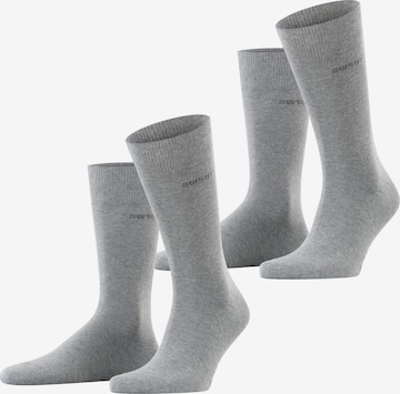 ESPRIT Socken 'Basic Uni 2-Pack' in Grau: Vorderseite