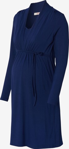 Esprit Maternity Jurk in Blauw: voorkant