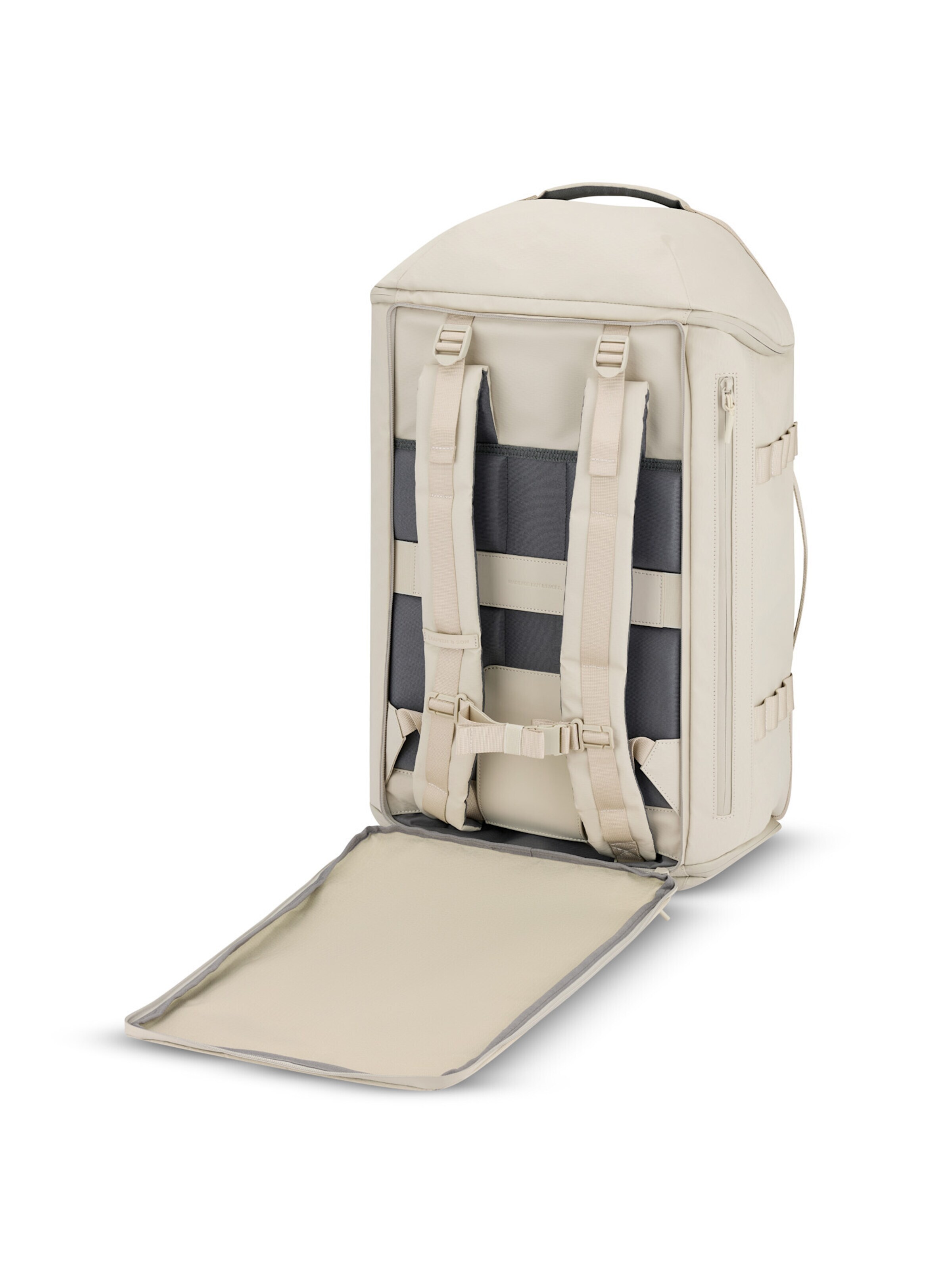 Kapten & Son Utazótáska 'Lisbon Duffle Backpack Large' - bézs
