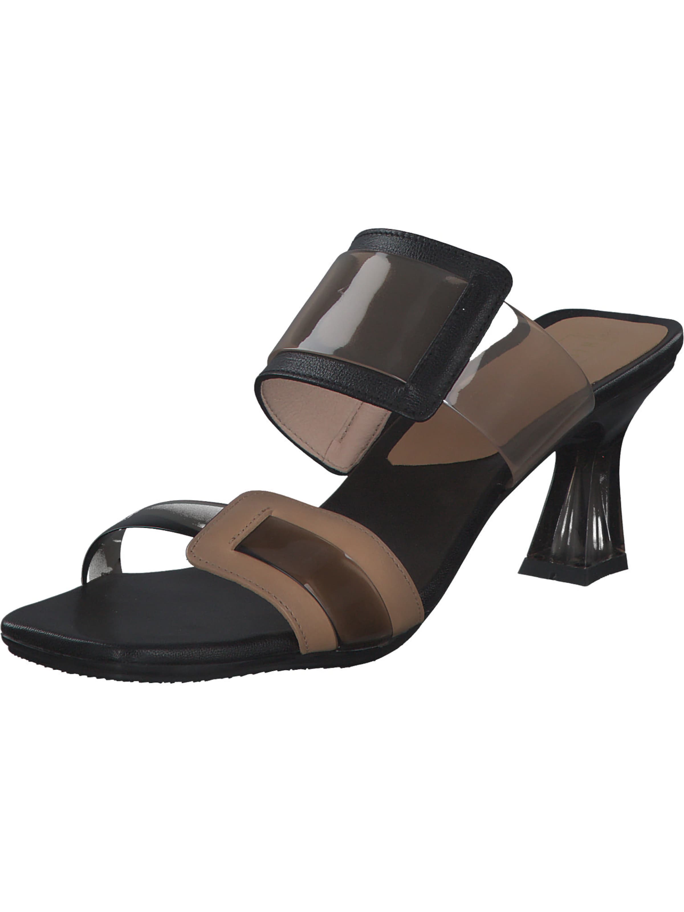 Hispanitas Pantolette 'Greta' in Schwarz: Vorderseite