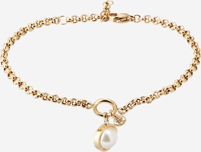 TOMMY HILFIGER Bracelet en or / blanc perle, Vue avec produit