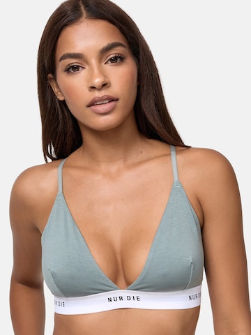 Nur Die Triangle Bra 'Sportiv' in Green: front