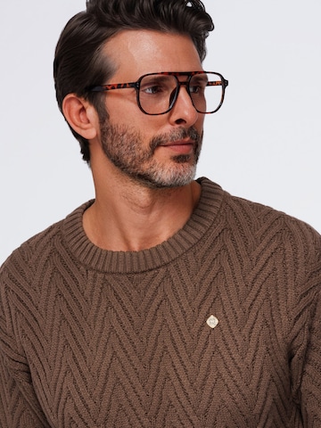 Ombre Sweater in Brown
