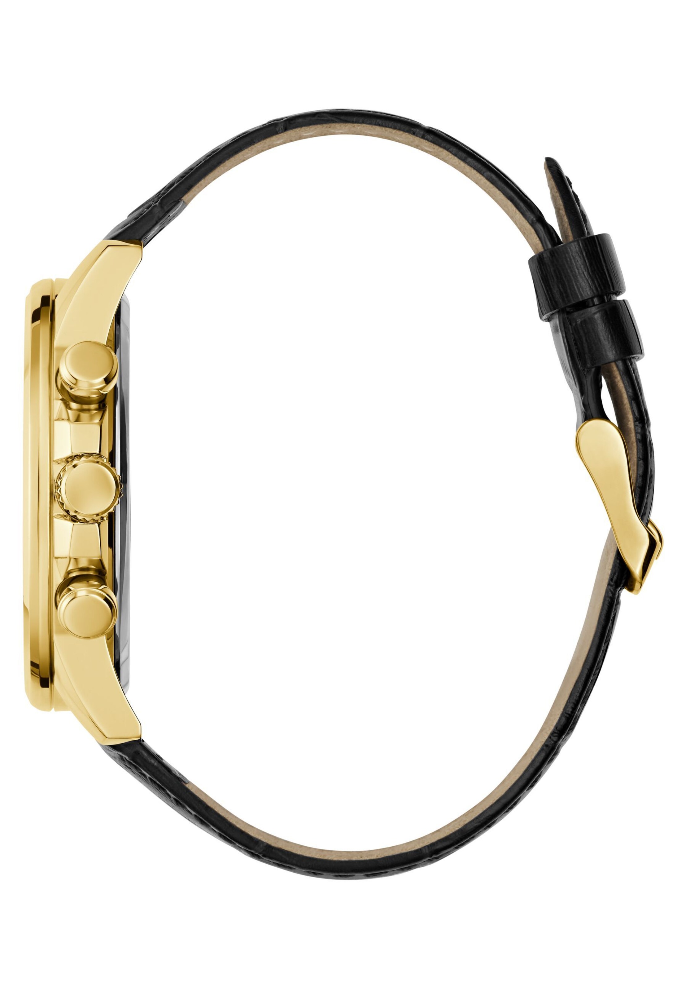 GUESS Analoguhr 'WALKER' in Schwarz