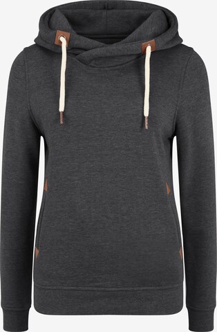 Oxmo Sweatshirt 'Vicky Hood' in Grijs: voorkant