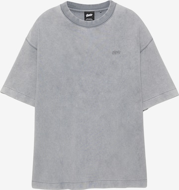 Pull&Bear Shirt 'STWD' in Grey: front