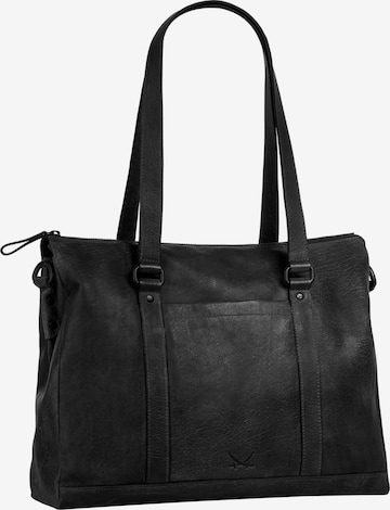 SANSIBAR Shopper in Black: front