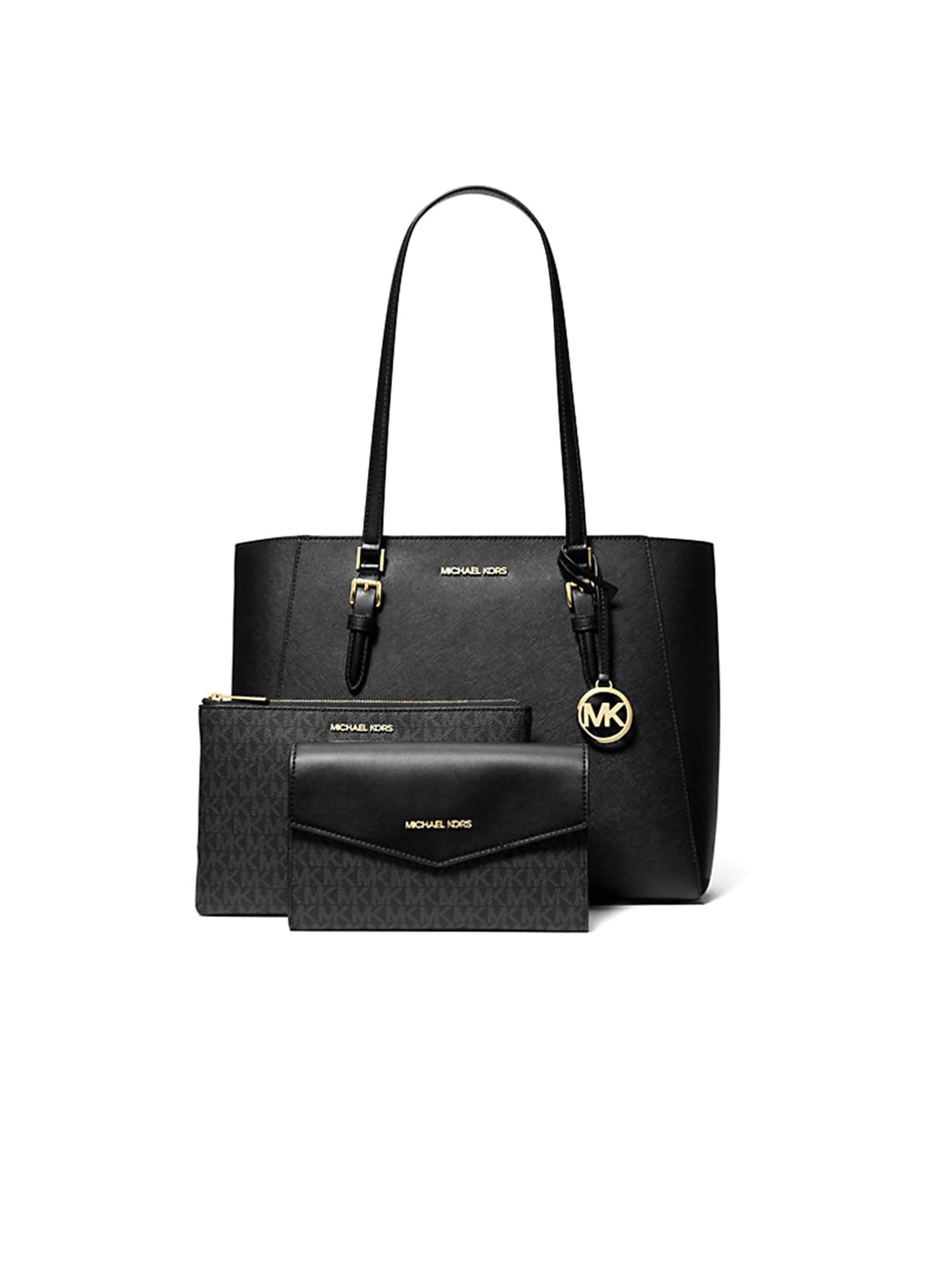 Michael Kors Shopper 'Charlotte Large 3-In-1 Tote' in Black: front