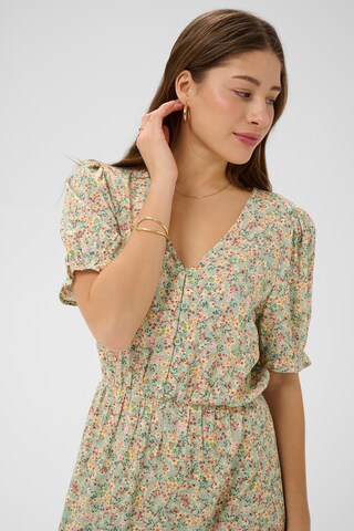 Robe 'CRTiah' Cream en vert