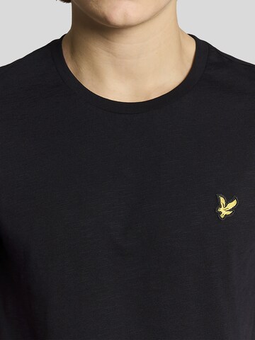 T-Shirt 'Fine Slub' Lyle & Scott en noir