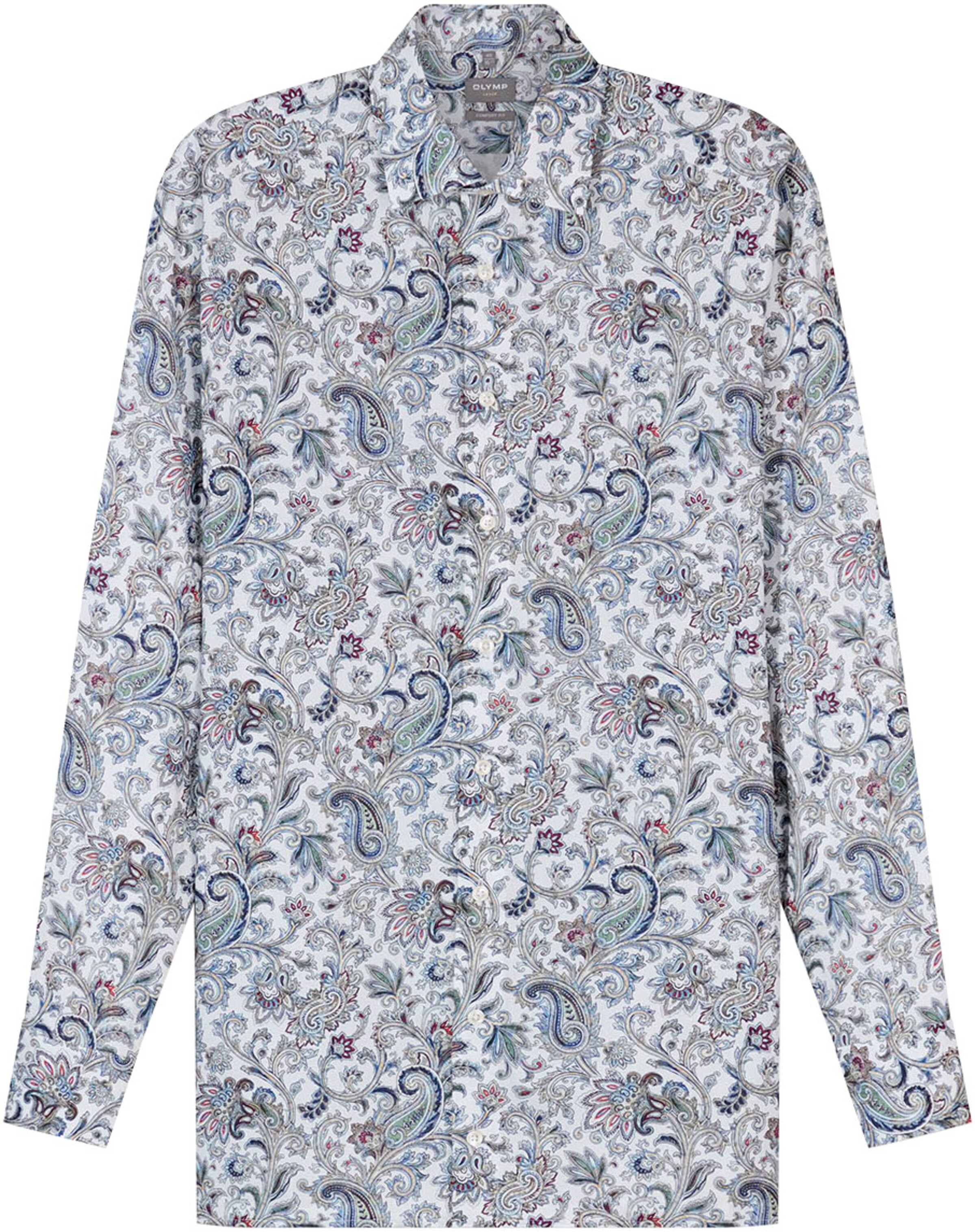 OLYMP Comfort Fit Hemd in Weiß: Vorderseite