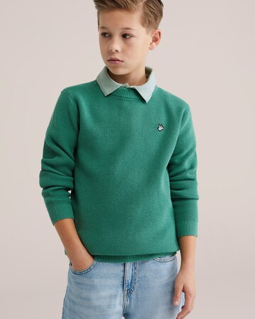 zaļš WE Fashion Džemperis: no priekšpuses