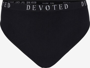 Devoted by Zizzi Thong in Black: front