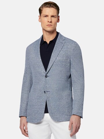 Boggi Milano Slim fit Suit Jacket in Blue: front