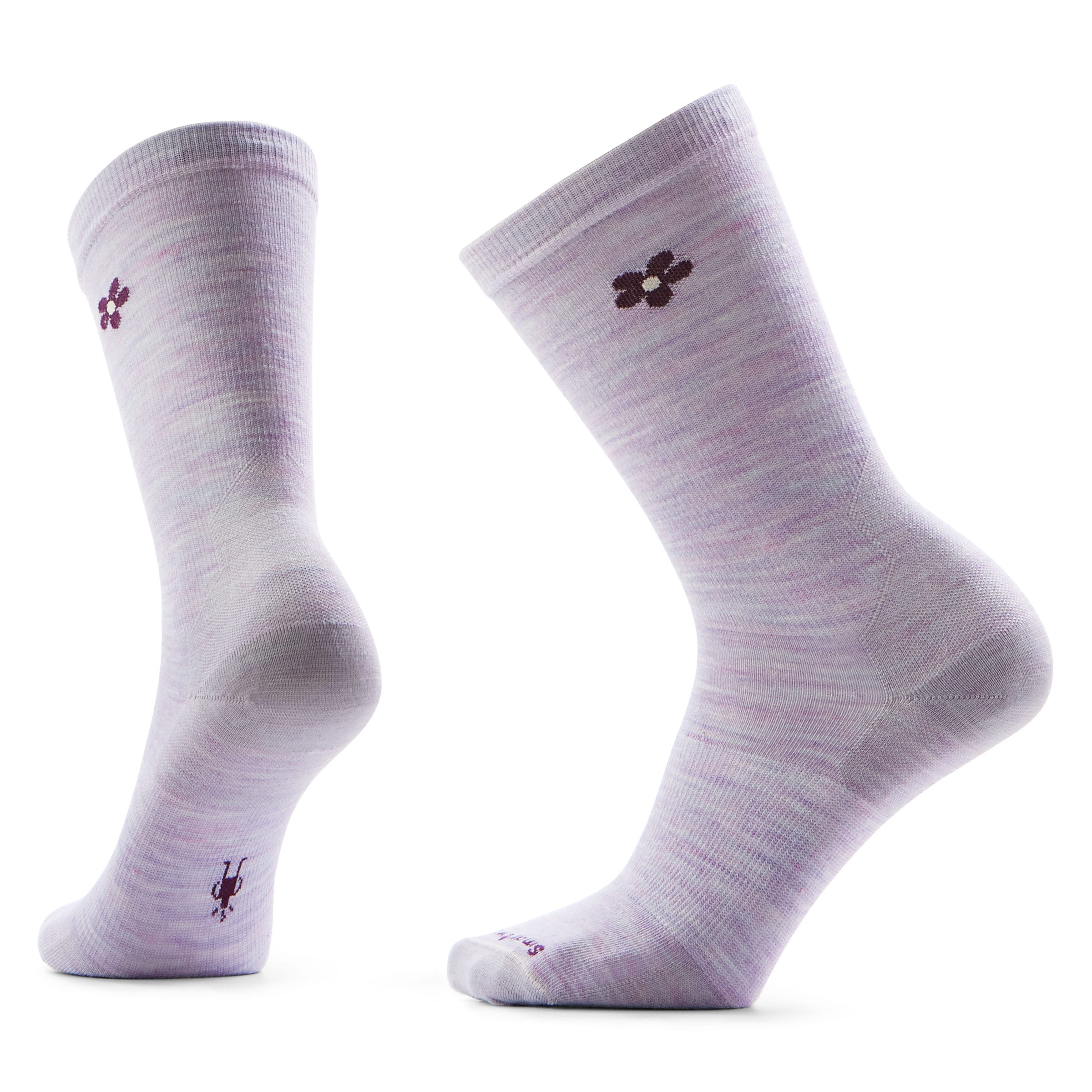 Chaussettes SMARTWOOL en violet : devant