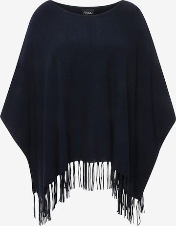 Ulla Popken Cape in Blauw: voorkant