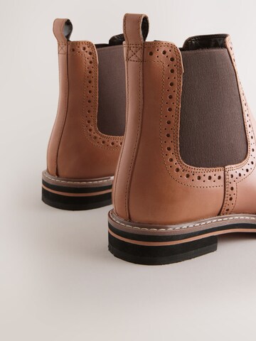 Next Μπότες chelsea σε καφέ