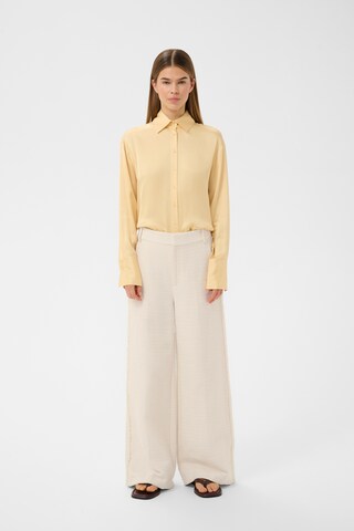 Wide Leg Pantalon 'CheyanneIW' InWear en blanc