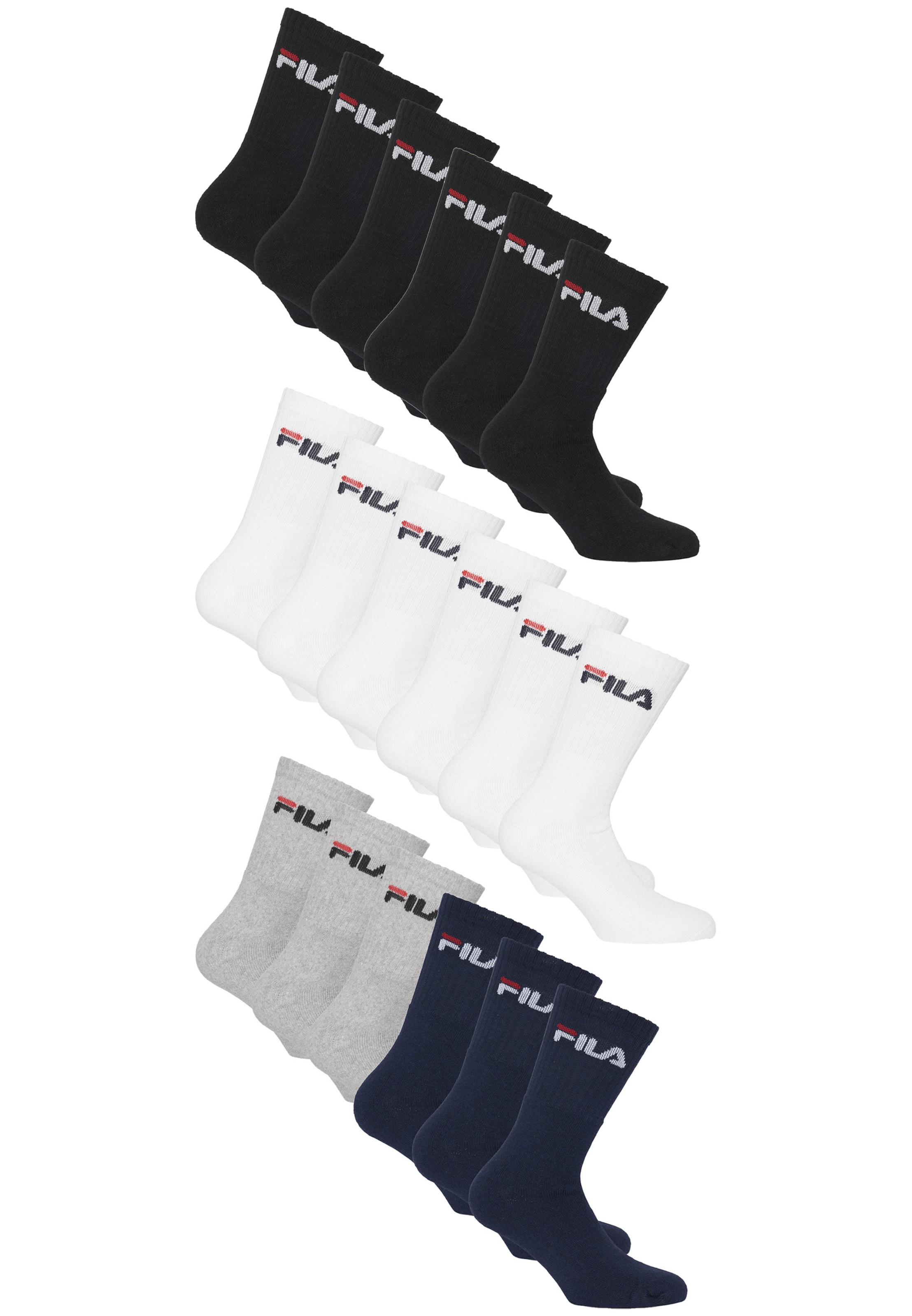 FILA Socken 18er Pack in Blau: Vorderseite