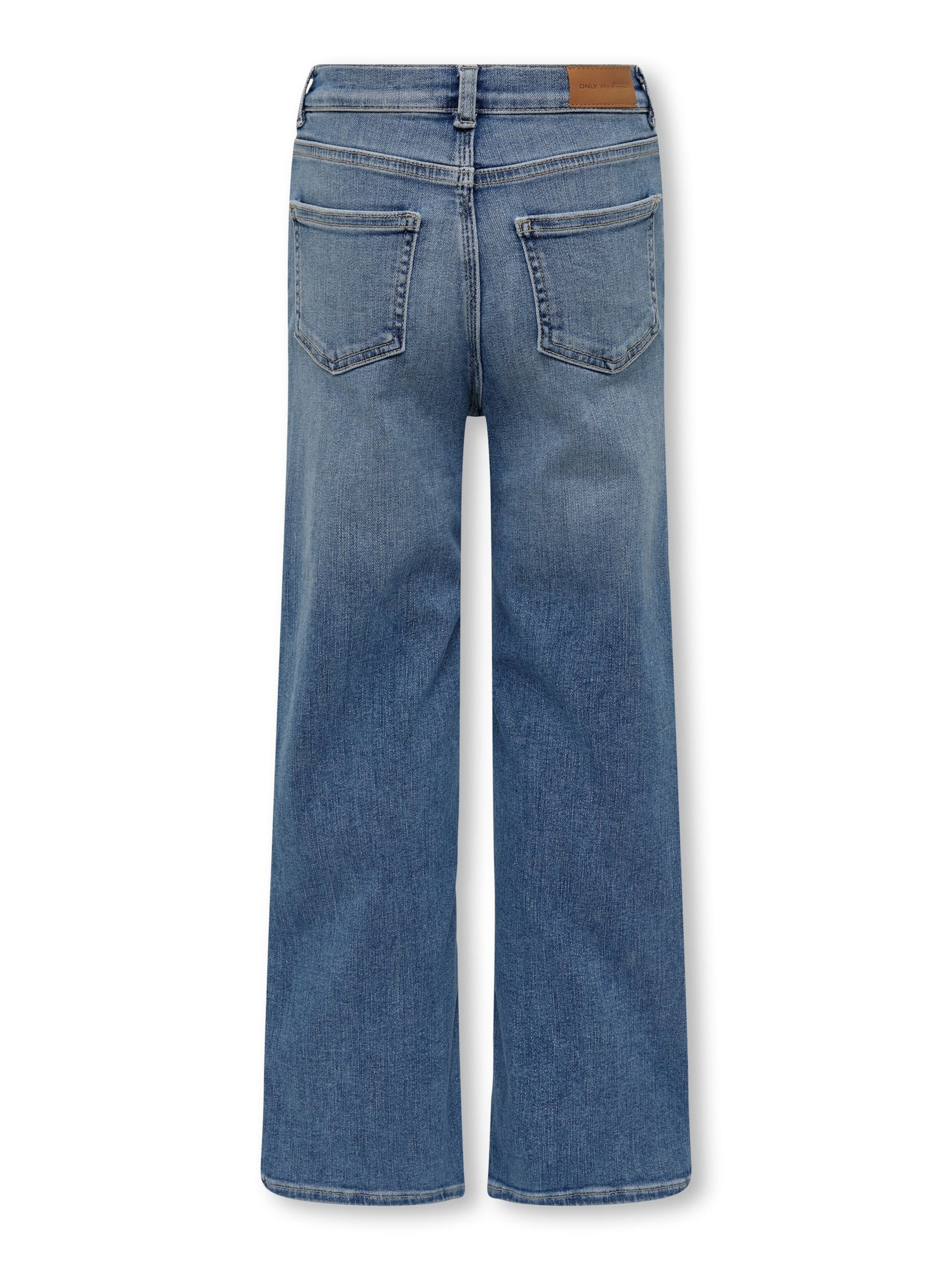 ONLY GIRLS Zvonové kalhoty Džíny 'KOGMadison' – modrá