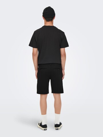 Only & Sons Regular Shorts 'Mark' in Schwarz