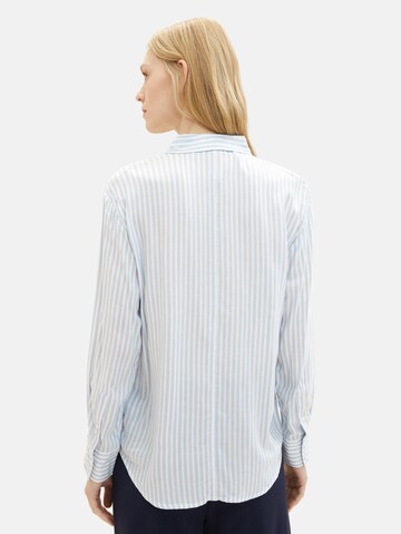 TOM TAILOR Blouse in Blue