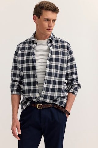 Regular fit Camicia di bugatti in blu: frontale