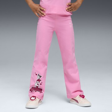 PUMA Flared Leggings in Roze: voorkant