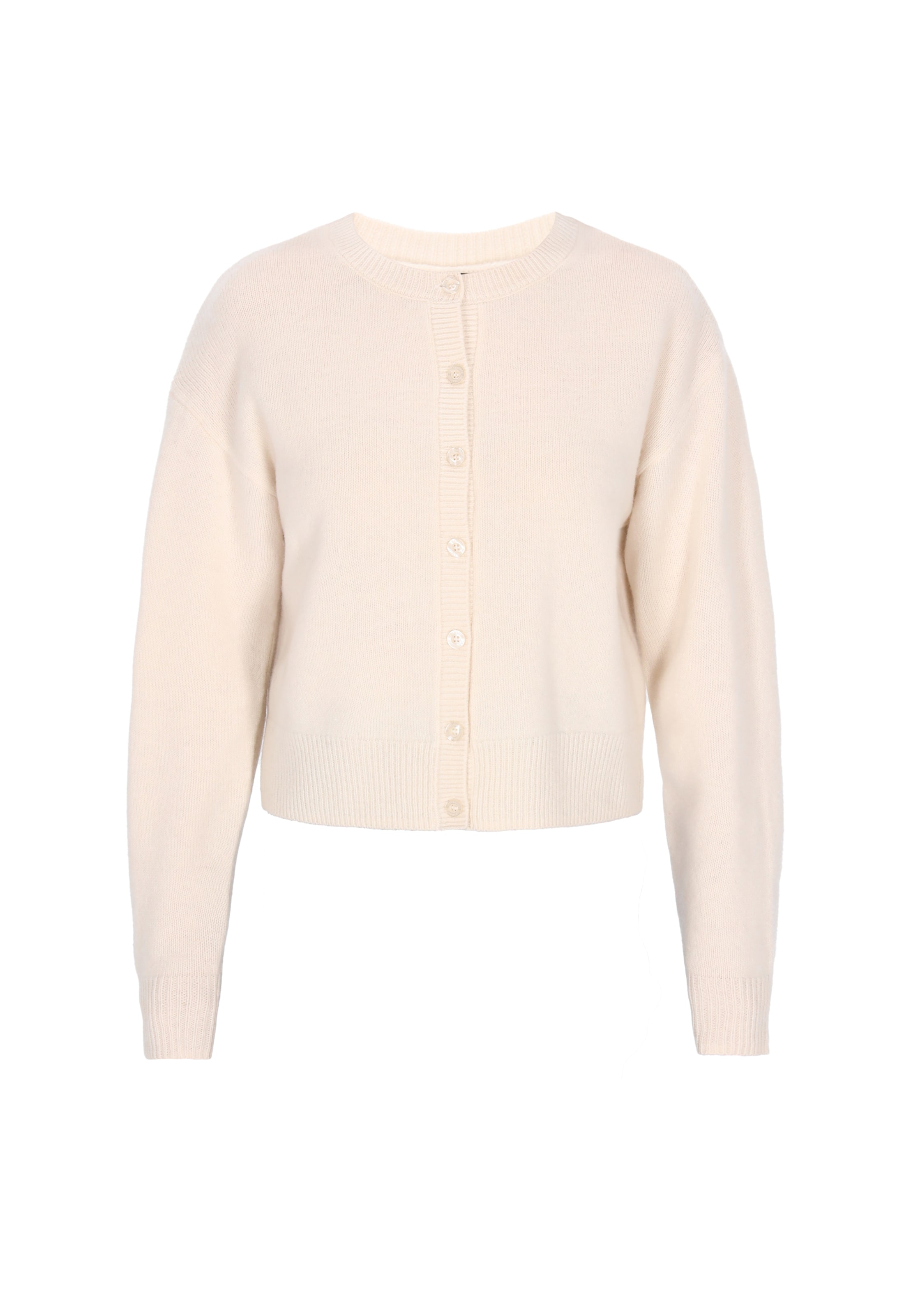 DreiMaster Klassik Knit cardigan 'Classic' in Beige: front