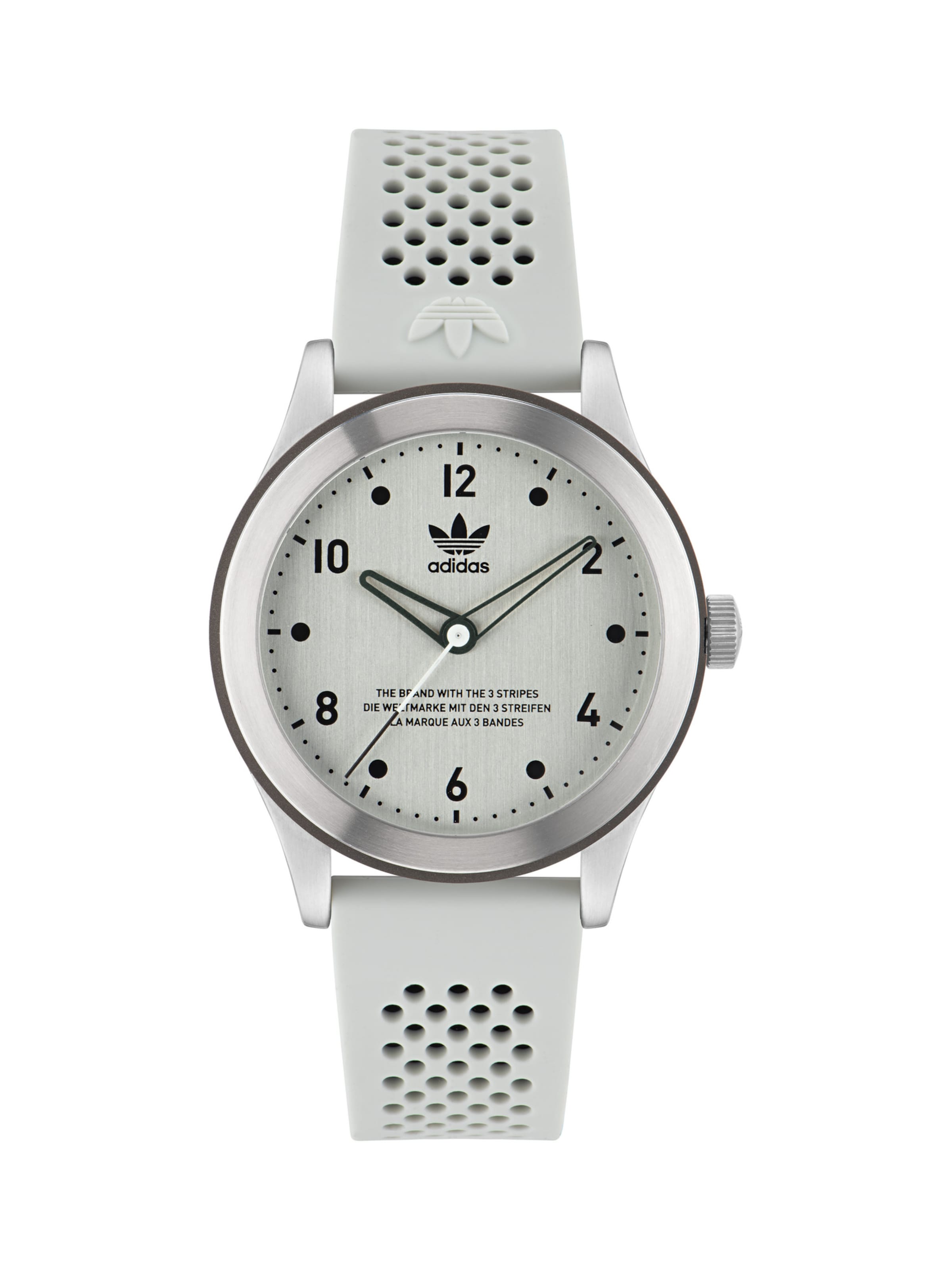 ADIDAS ORIGINALS Uhr 'CODE THREE' in Weiß: Vorderseite