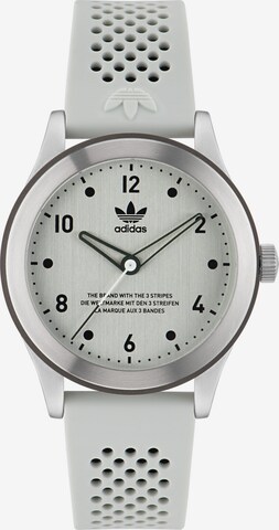 ADIDAS ORIGINALS Analoog horloge 'CODE THREE' in Wit: voorkant